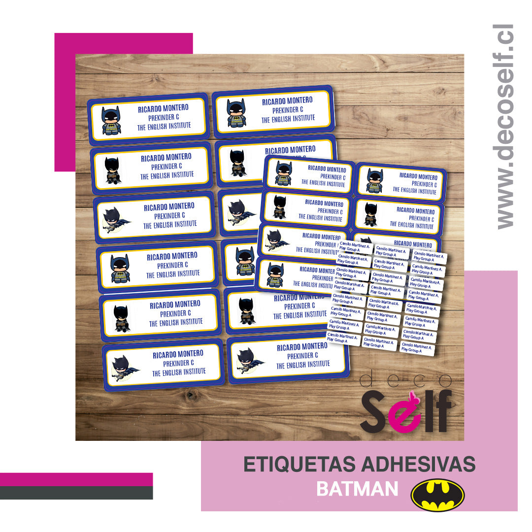 Etiquetas Adhesivas Batman