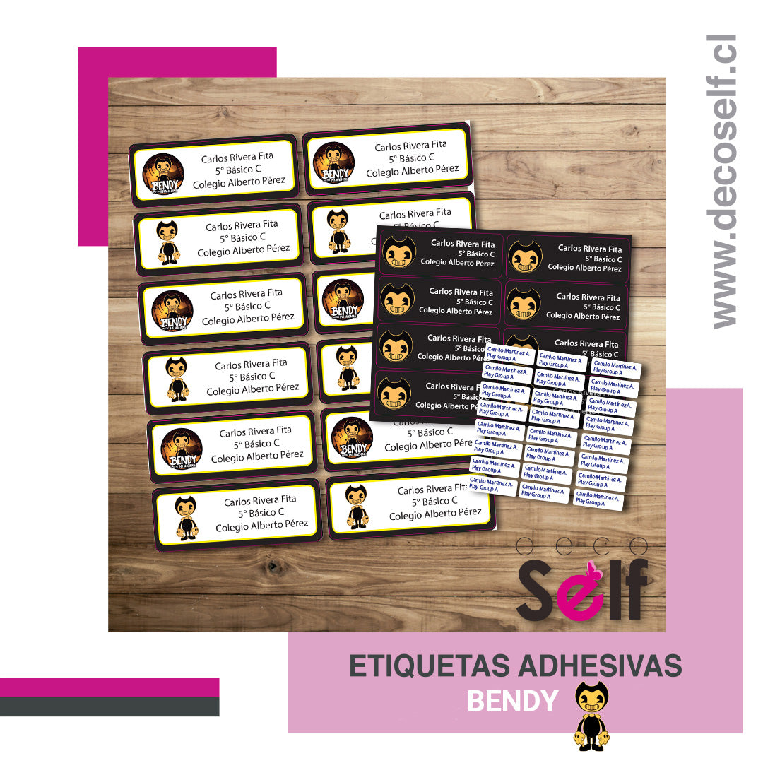 Etiquetas Adhesivas Bendy