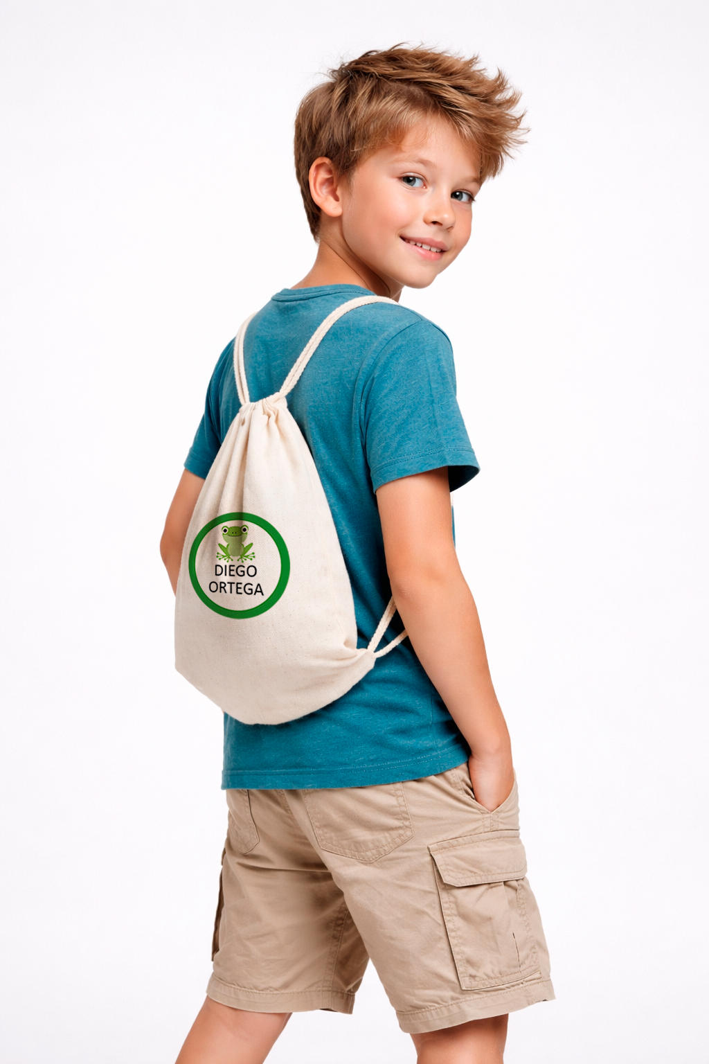 Mochila de Algodón Ranita