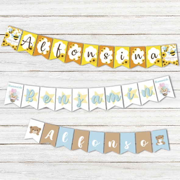 Banderines Baby Shower