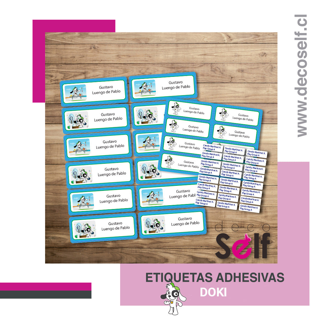 Etiquetas Adhesivas Doki