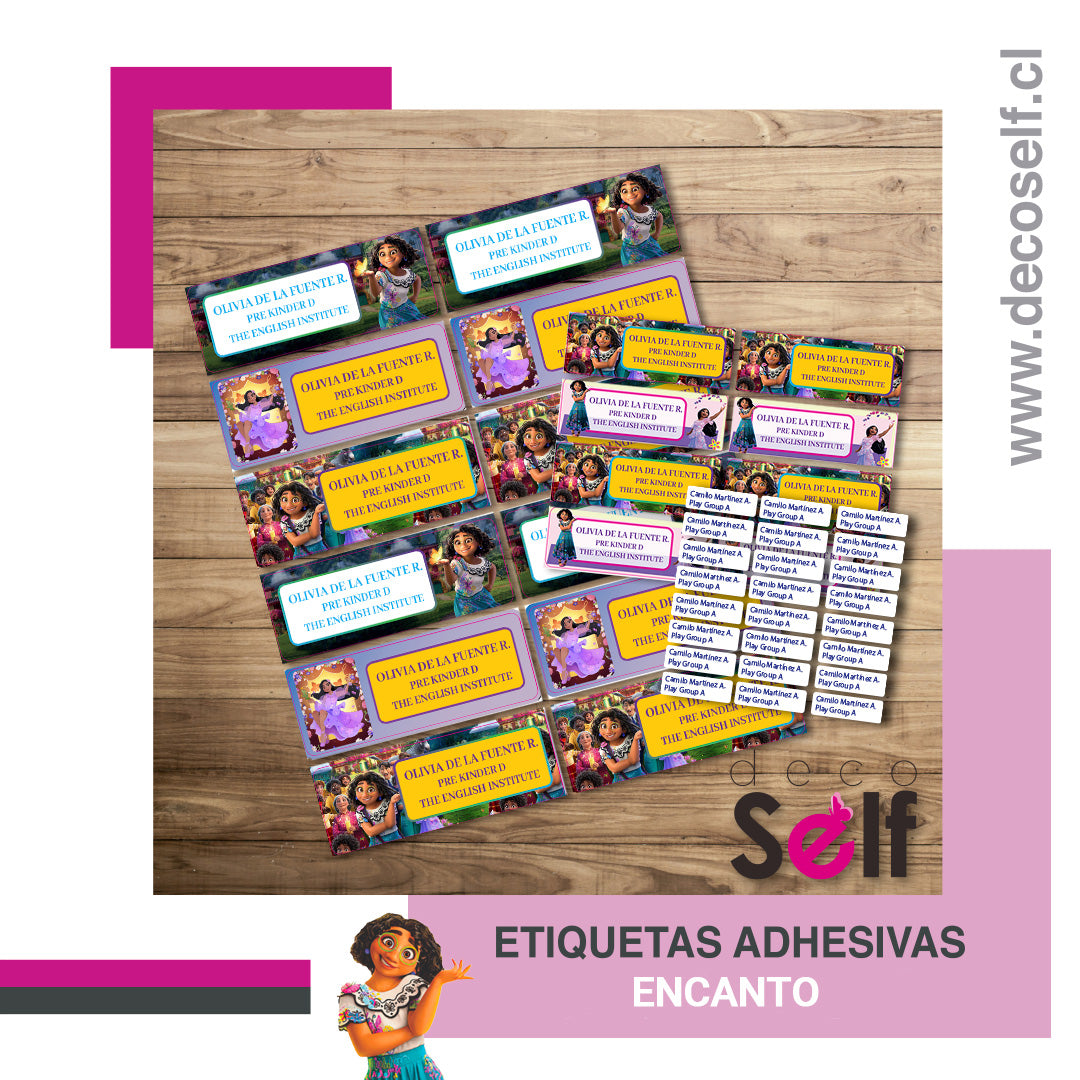 Etiquetas Adhesivas Encanto