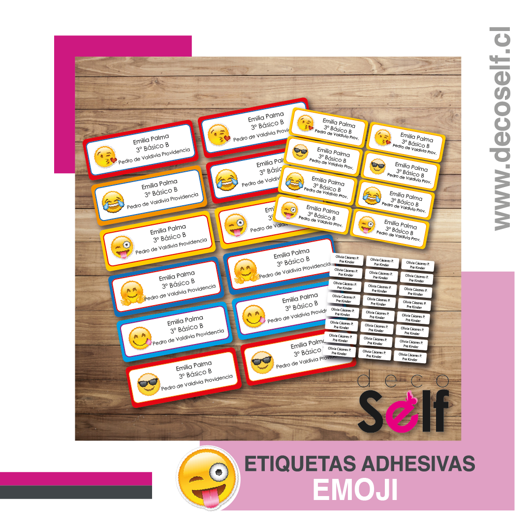 Etiquetas Adhesivas Emojis