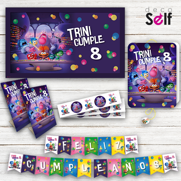 Pack Cumpleaños INTENSAMENTE 2