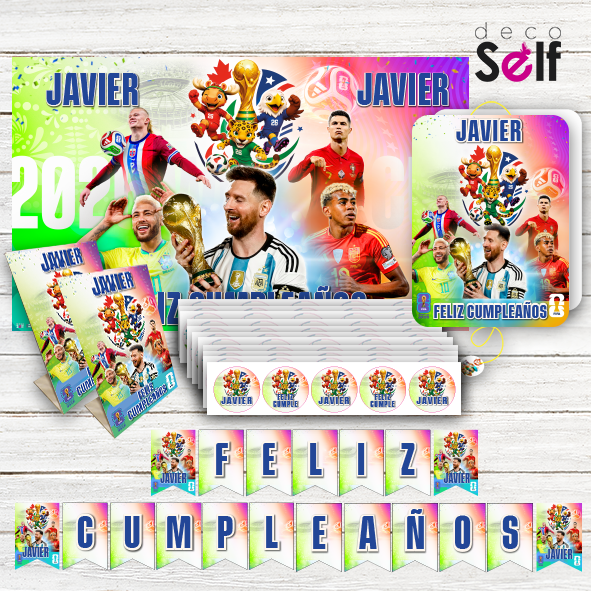 Pack Cumpleaños MUNDIAL 2026