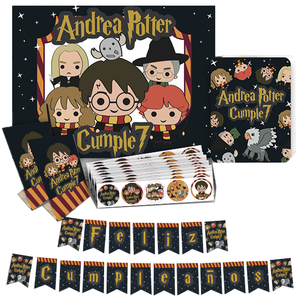 Pack Cumpleaños HARRY POTTER