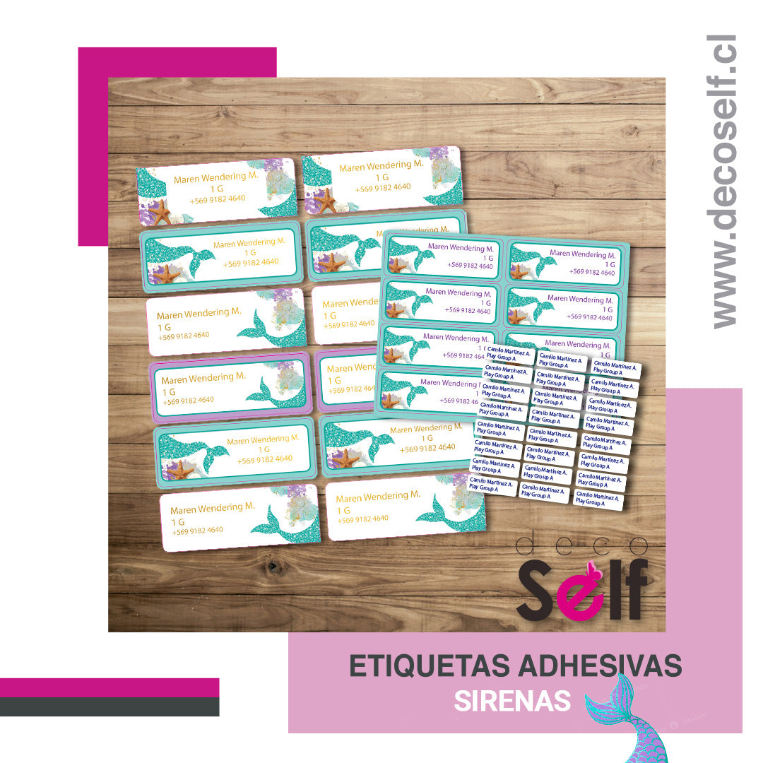 Etiquetas Adhesivas Sirenas