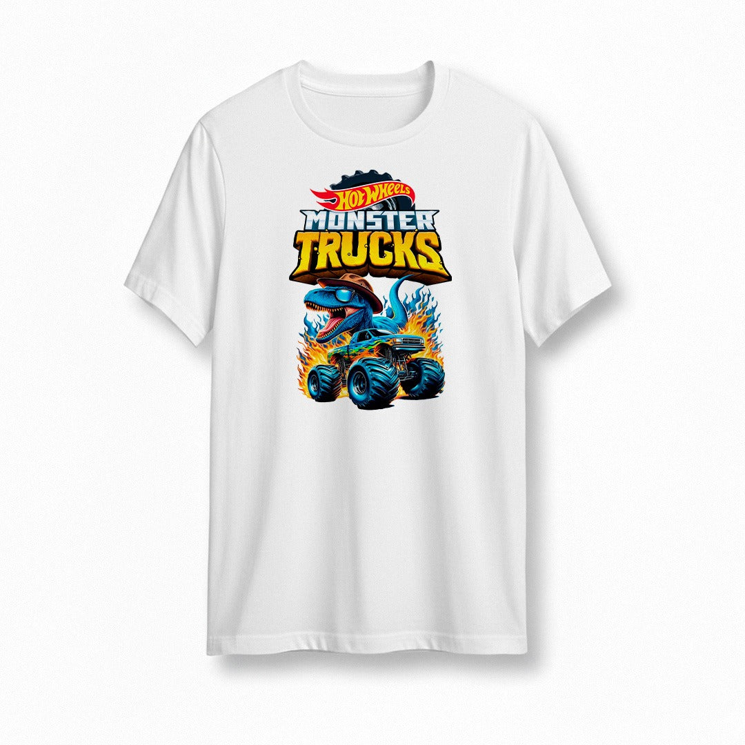 Polera Hot Wheels: Monster Trucks Edition