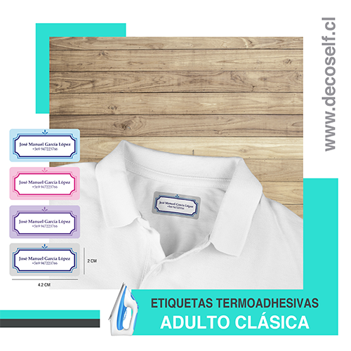 Etiquetas para Ropa Clásica