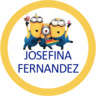 Etiquetas para Ropa Circular Minions