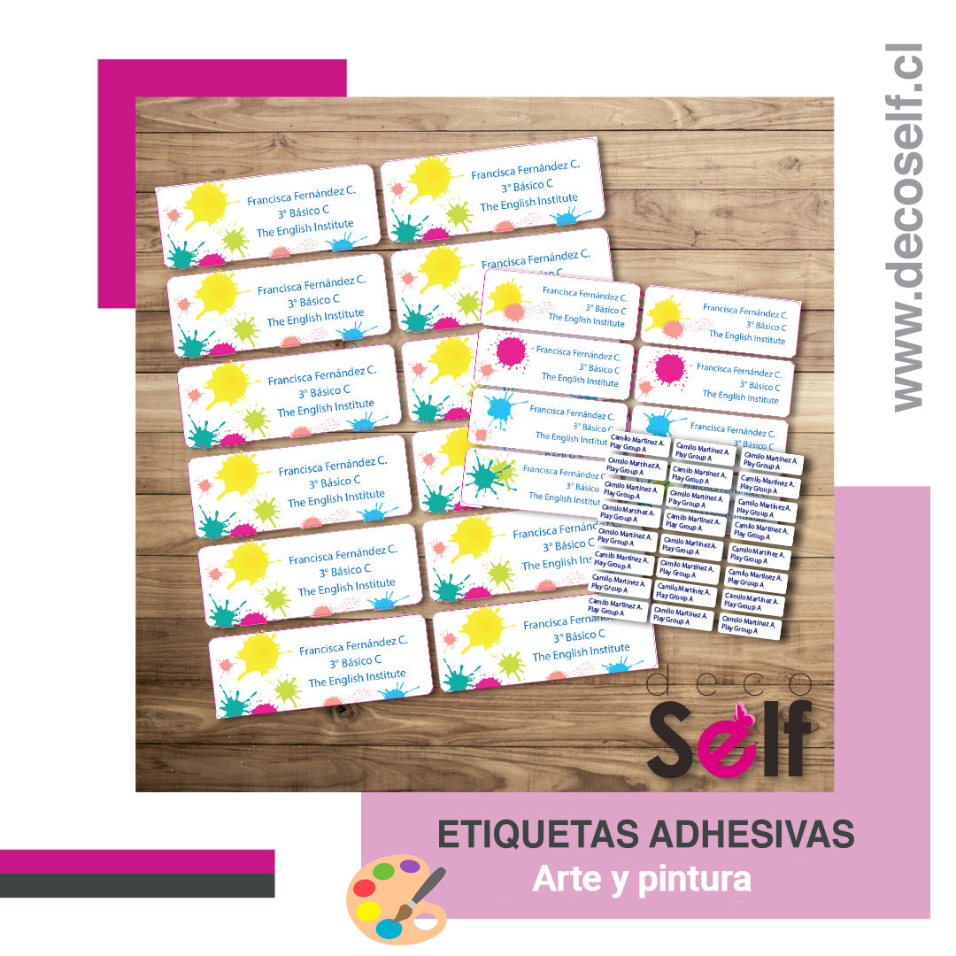 Etiquetas Adhesivas Arte y pintura