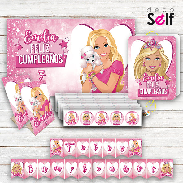 Pack Cumpleaños BARBIE
