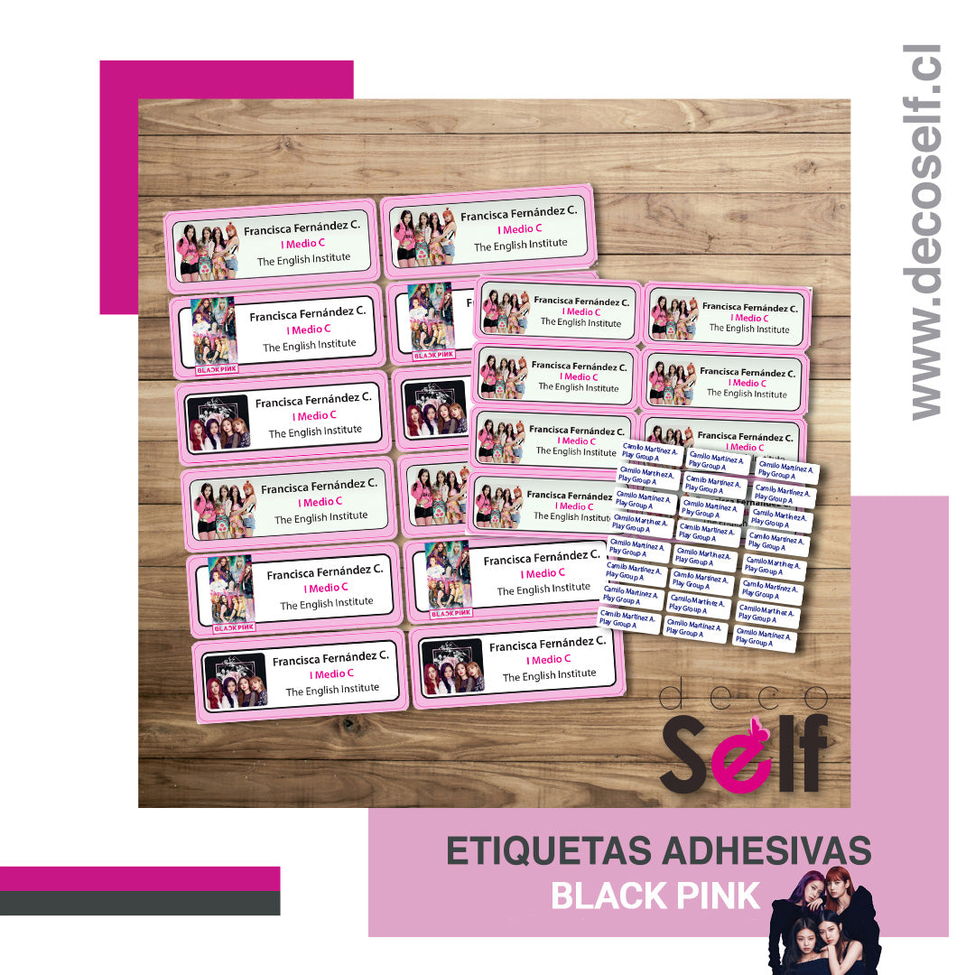 Etiquetas Adhesivas Blackpink