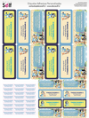 Etiquetas Adhesivas Bluey