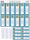 Etiquetas Adhesivas Colegio The Angels