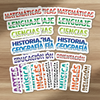 Sticker Asignaturas
