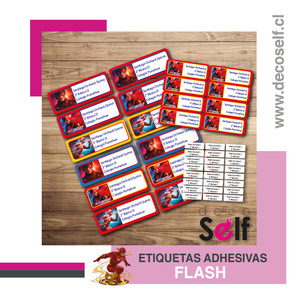Etiquetas Adhesivas Flash