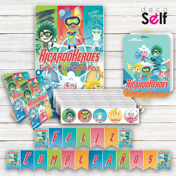 Pack Cumpleaños METEOHEROES