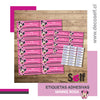 Etiquetas Adhesivas Minnie Rosa