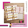 Etiquetas Adhesivas 3 Cerditos
