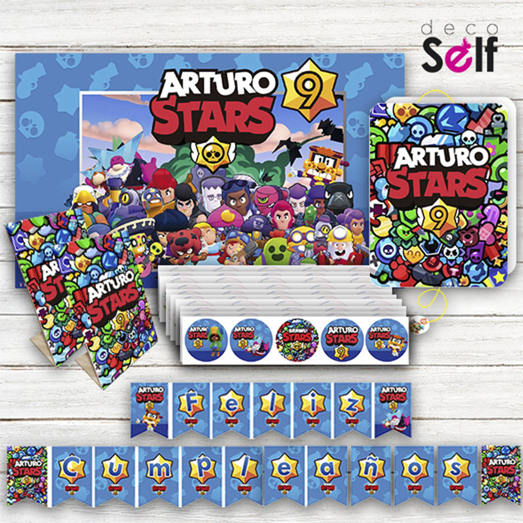 Pack Cumpleaños BRAWL STARS