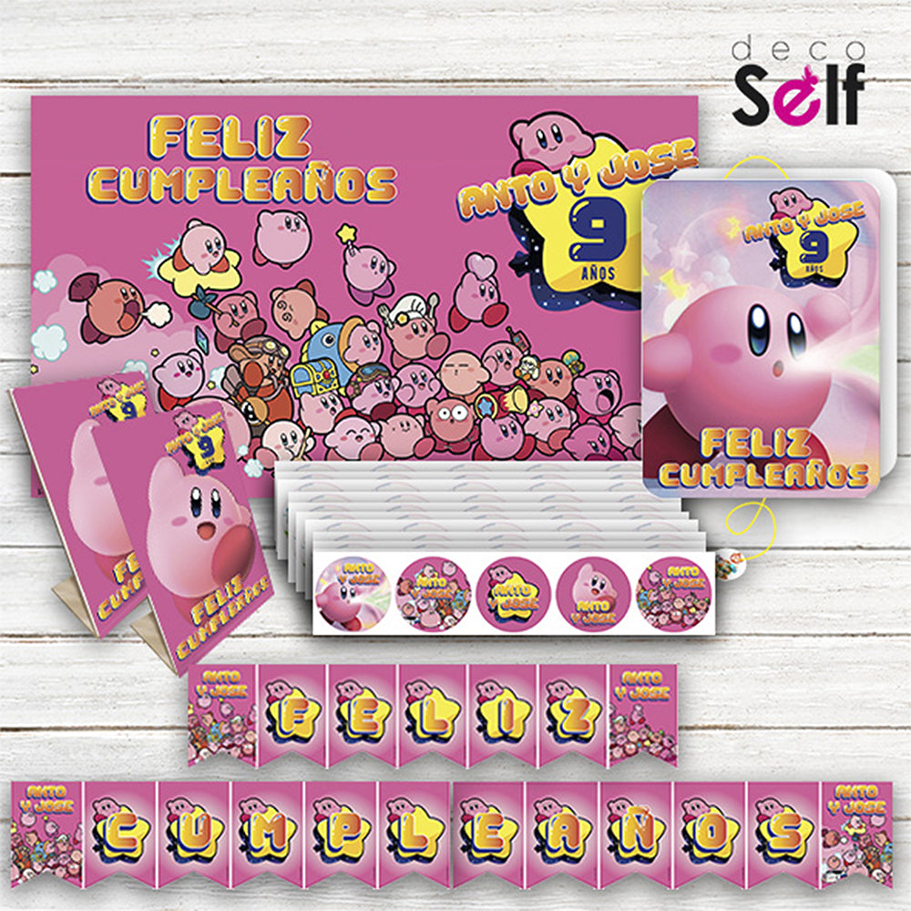 Pack Cumpleaños KIRBY