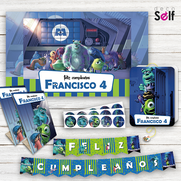 Pack Cumpleaños MONSTER INC.
