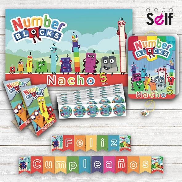 Pack Cumpleaños Numberblocks