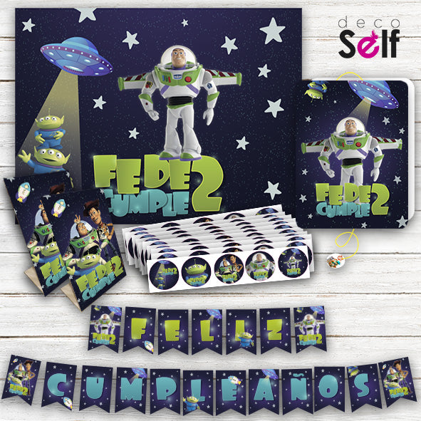 Pack Cumpleaños BUZZ LIGHTYEAR