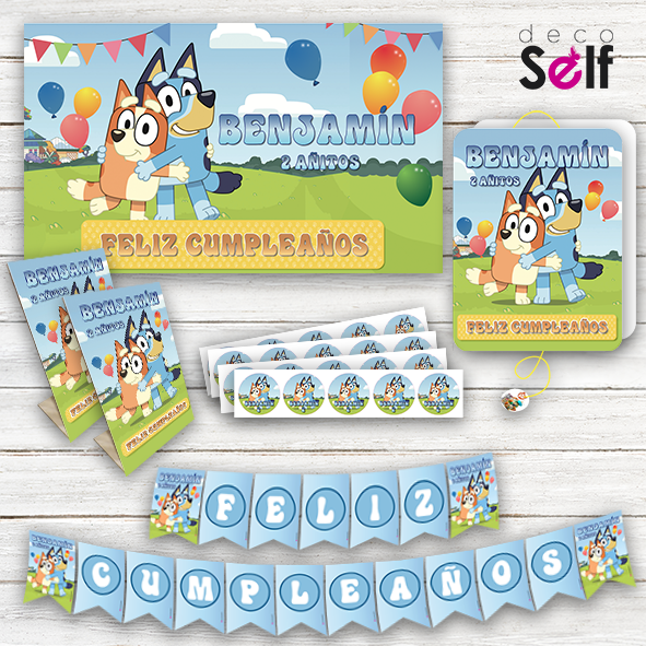 Pack Cumpleaños BLUEY