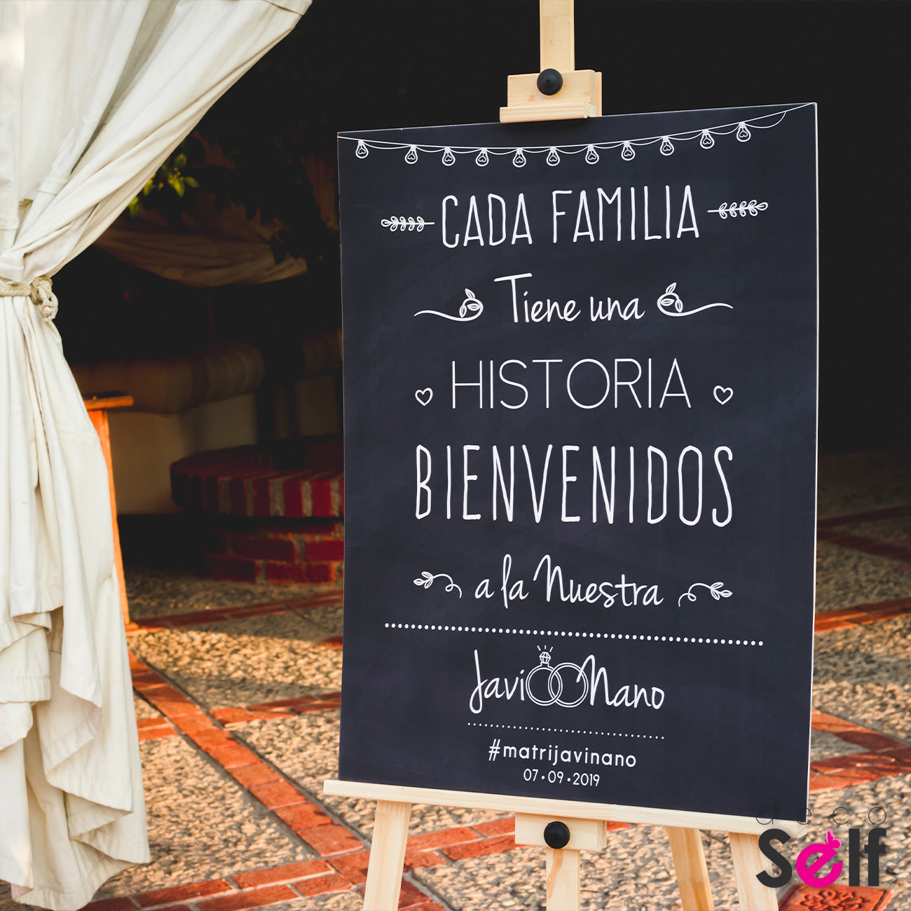 PIZARRA DE BIENVENIDA