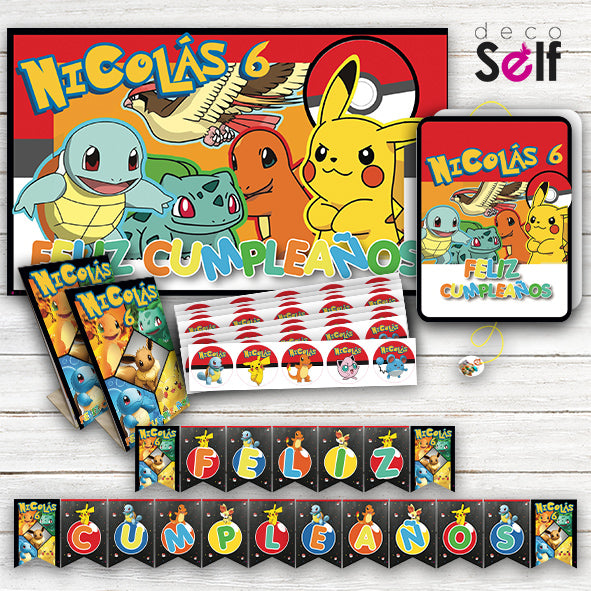 Pack Cumpleaños POKEMON