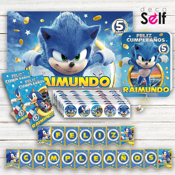 Pack Cumpleaños SONIC