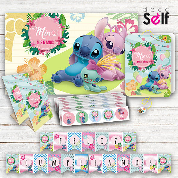 Pack Cumpleaños STITCH